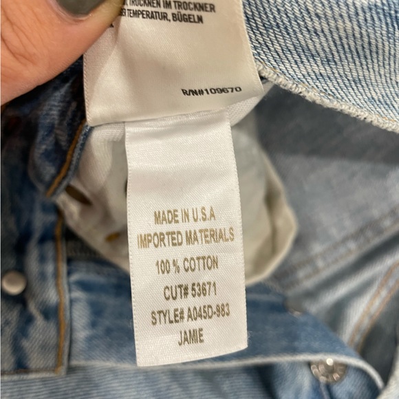 Agolde Jamie High Rise Classic in Shakedown - Picture 8 of 8